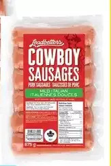 Giant Tiger Leadbetters sausages offer