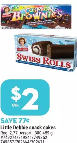 Giant Tiger Little debbie snack cakes offer