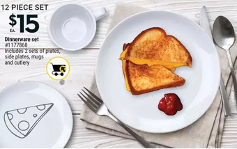 Giant Tiger Dinnerware set offer