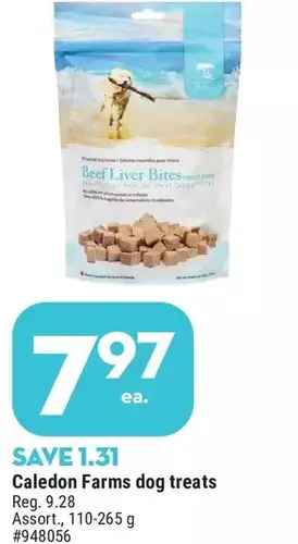 Giant Tiger Caledon farms dog treats offer
