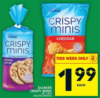 Food Basics Quaker crispy minis offer