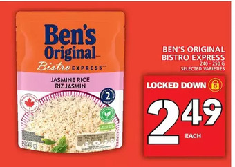 Food Basics Ben's original bistro express offer