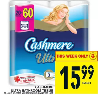 Food Basics Cashmere ultra bathroom tissue offer