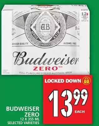 Food Basics Budweiser zero offer