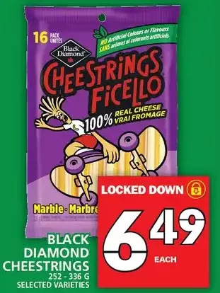 Food Basics Black diamond cheestrings offer