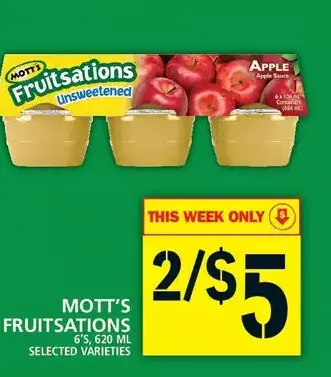 Food Basics Mott's fruitsations offer