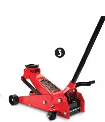 Canadian Tire 3.5-ton floor jack with quick start offer