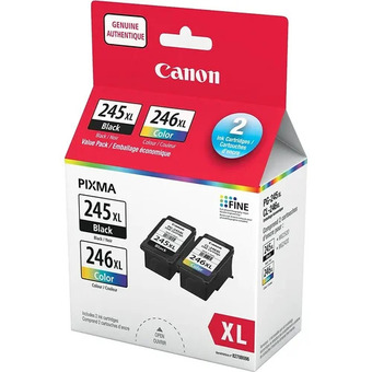 Staples Canon pg-245xl/cl-246xl ink cartridges, black and colour offer