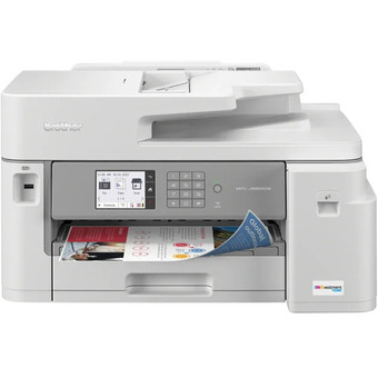 Staples Brother mfc-j5855dw inkvestment tank all-in-one inkjet printer offer