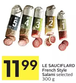 Foodland Le sauciflard french style salami offer