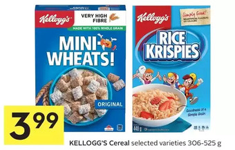 Foodland Kellogg's cereal offer