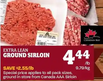 Farm Boy Extra lean ground sirloin offer
