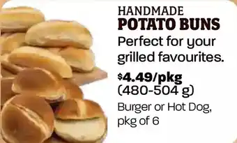 Farm Boy Handmade potato buns offer