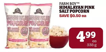 Farm Boy Farm boy himalayan pink salt popcorn offer