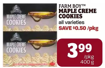 Farm Boy Farm boy maple creme cookies offer