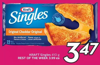Sobeys Kraft singles offer