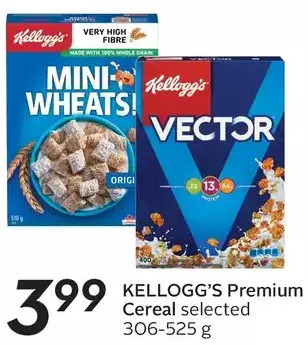 Sobeys Kellogg's premium cereal offer