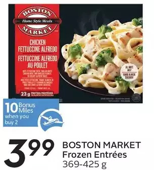 Sobeys Boston market frozen entrees offer