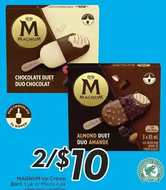 Sobeys Magnum ice cream bars offer