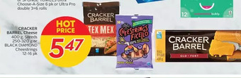 Sobeys Urban Fresh Cracker barrel cheese, shreds or black diamond cheestrings offer