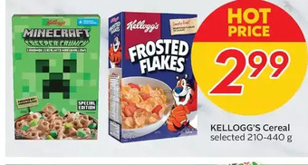 Sobeys Urban Fresh Kellogg's cereal offer