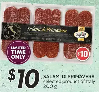 Sobeys Urban Fresh Salami di primavera offer