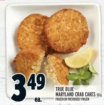 Metro True blue maryland crab cakes offer