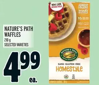 Metro Nature's path waffles offer