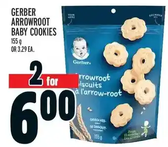 Metro Gerber arrowroot baby cookies offer