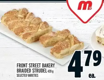 Metro Front street bakery braided strudel offer