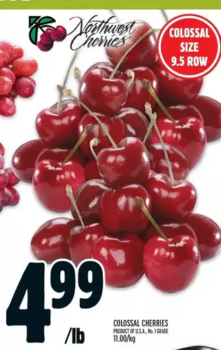 Metro Colossal cherries offer