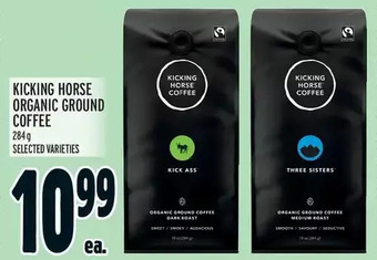Metro Kicking horse organic ground coffee offer