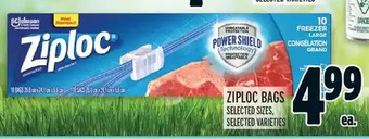 Metro Ziploc bags offer