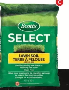RONA Scotts lawn soil offer
