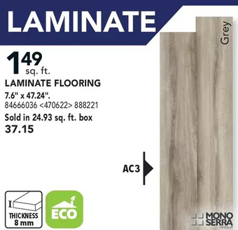 Lowe's Mono serra laminate flooring offer