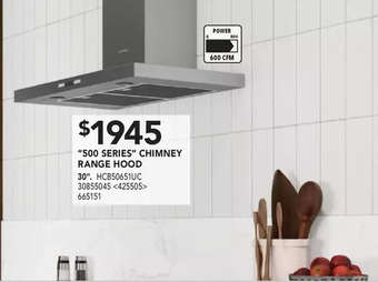 Lowe's Bosch "500 series" chimney range hood offer