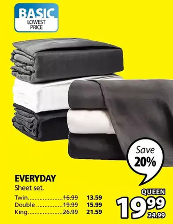 JYSK Everyday (sheet set) offer