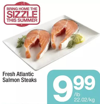 Highland Farms Fresh atlantic salmon steaks offer
