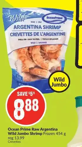 FreshCo Ocean prime raw argentina wild jumbo shrimp offer