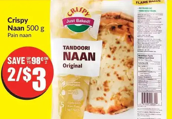 FreshCo Crispy naan offer