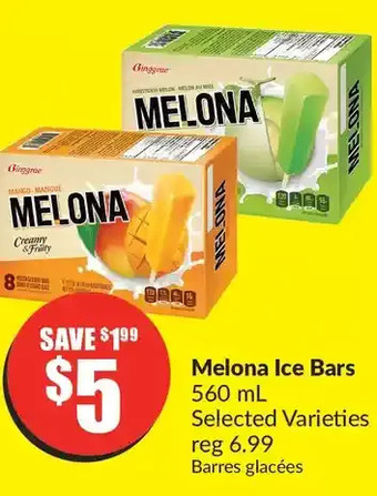 FreshCo Melona ice bars offer