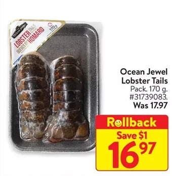 Walmart Ocean jewel lobster tails offer