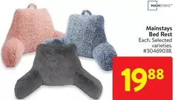 Walmart Mainstays bed rest offer