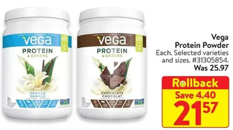 Walmart Vega protein powder offer