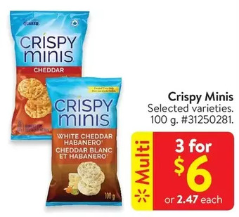 Walmart Crispy minis offer