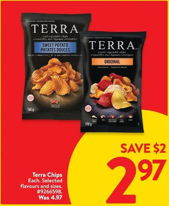 Walmart Terra chips offer