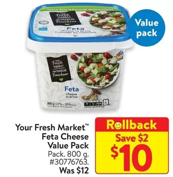 Walmart Your fresh market feta cheese offer