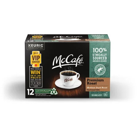Mccafe premium roast k-cup pods offer 