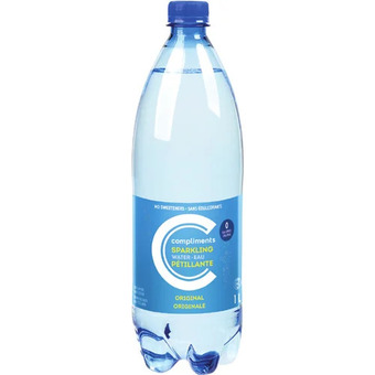 Sobeys Compliments fizzy or sparkling water offer