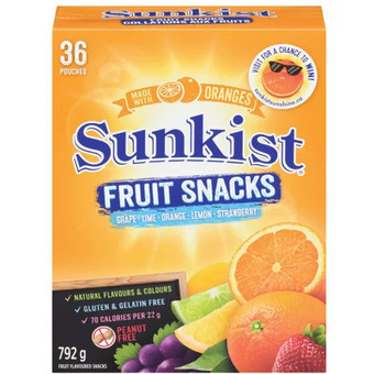 Sobeys Sunkist fruit snacks offer